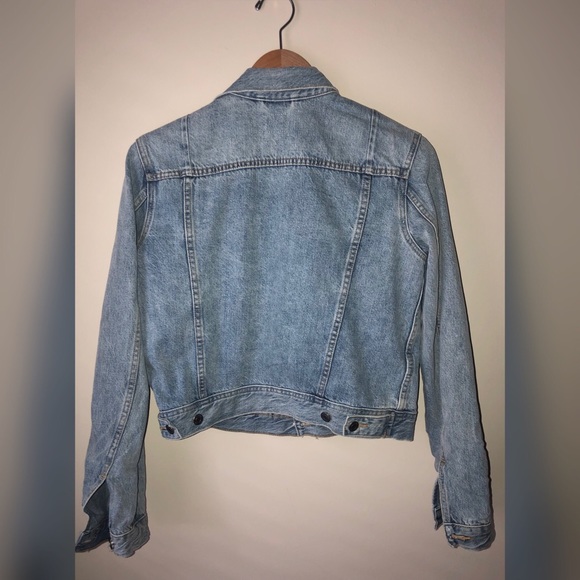 Gap Short Icon Denim Patch Jacket Size M - Picture 4 of 8